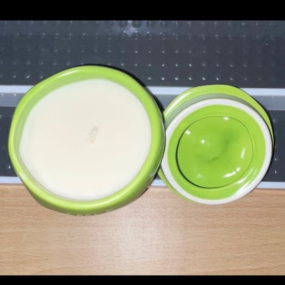 Rae Dunn DW Home & Magenta Apple Cider Figural Apple Candle Canister - Picture 3 of 11